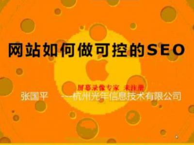 光年（張國平）seo視頻教程